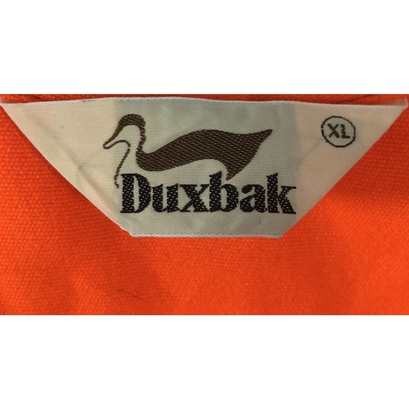 UTICA DUXBAK Mens XL Sportsman's SHOOTING SHELL POCKETS VEST Orange - Picture 3 of 6